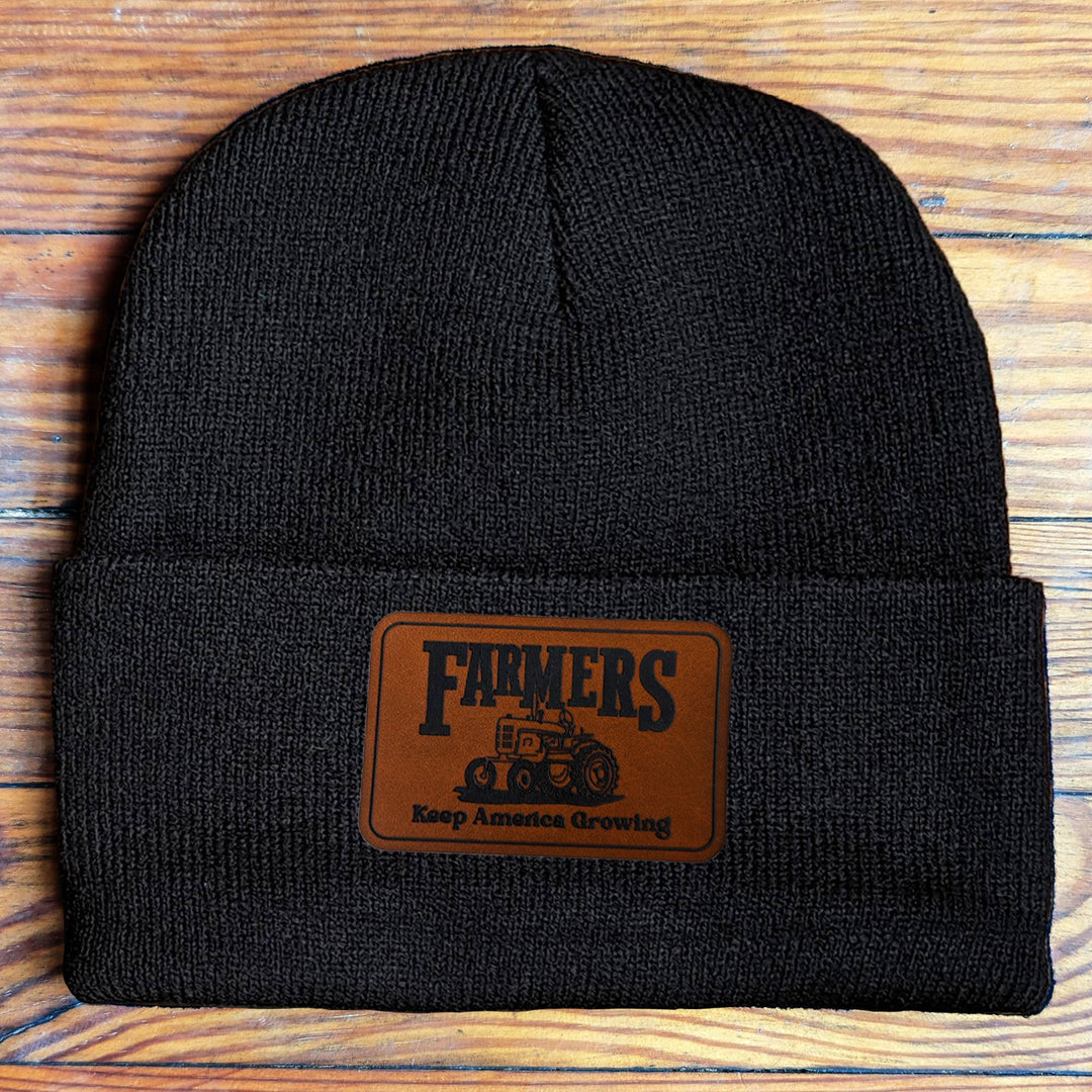 Tractor "Farmers Keep America Going" Beanie for Kids