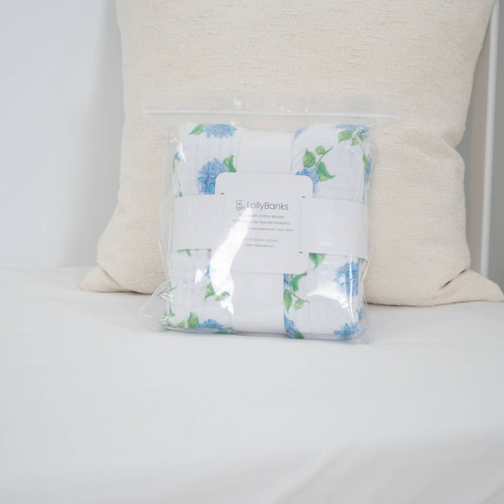 Hydrangea Baby Toddler Muslin Quilt