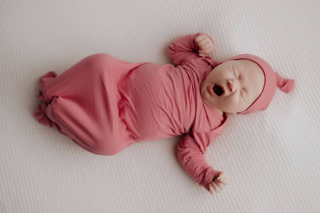 Bamboo Rose Petal PInk Knotted Gown