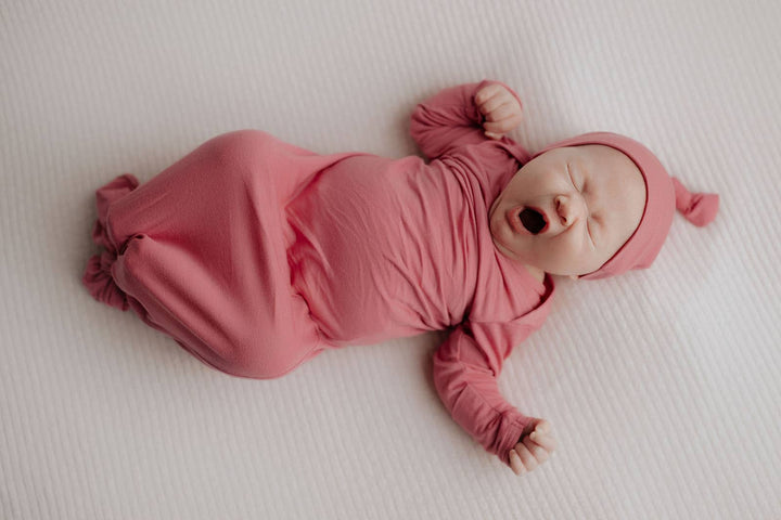 Bamboo Rose Petal PInk Knotted Gown
