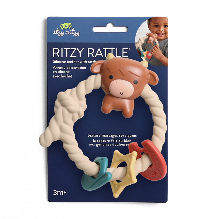 Itzy Ritzy - *NEW OPTION* Ritzy Rattle™ Silicone Teether Rattles: Rainbow