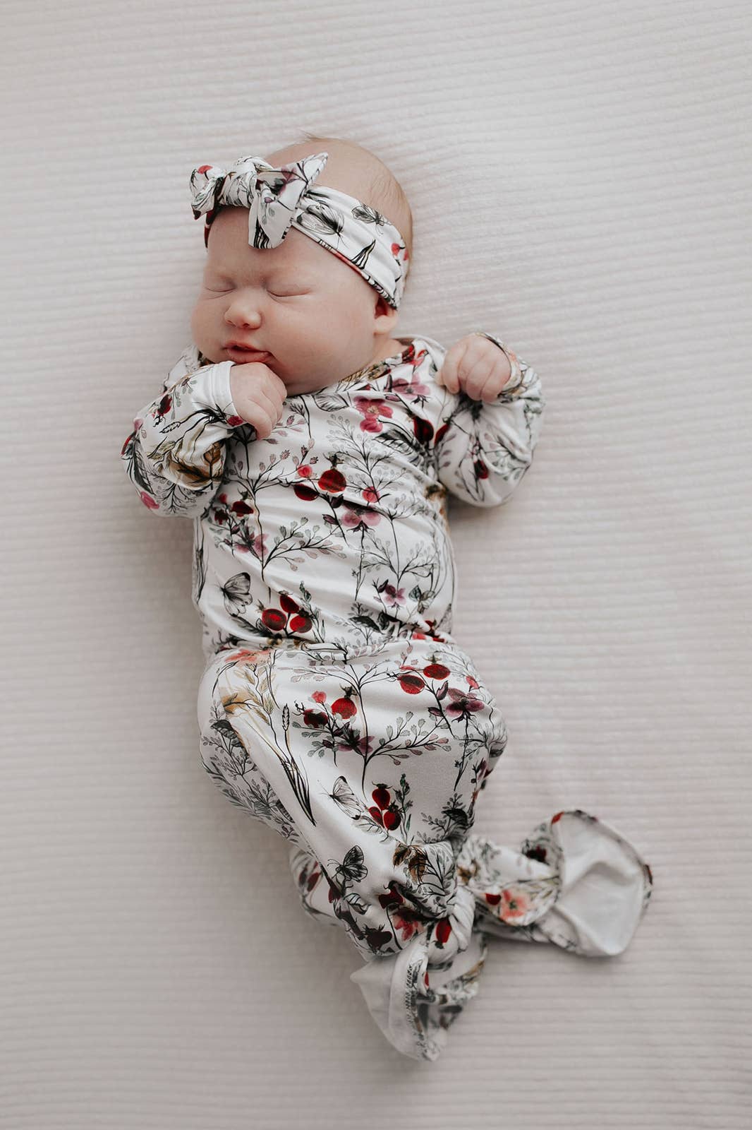 Bamboo - Floral Flower Knotted Gown