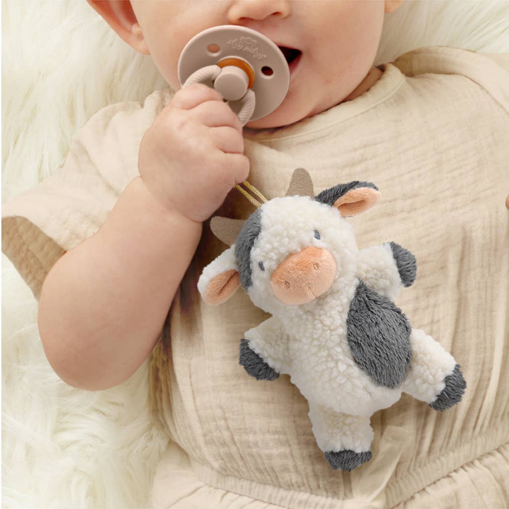 Itzy Ritzy - *NEW OPTIONS* Bitzy Pal Natural Rubber Pacifier & Plush: Bunny