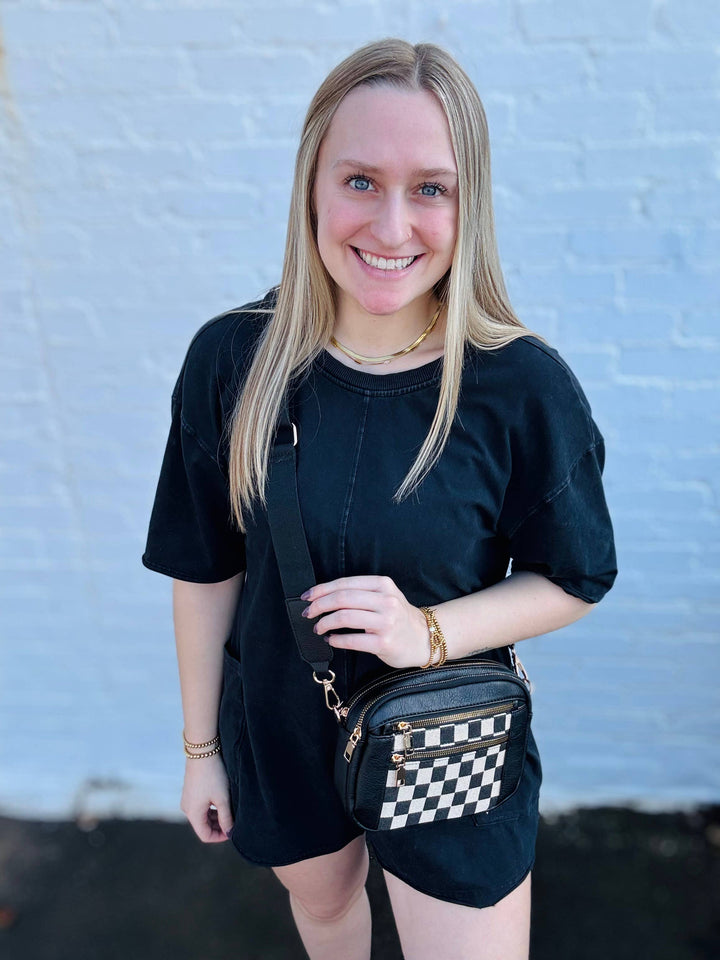 Checkmate Crossbody Purse