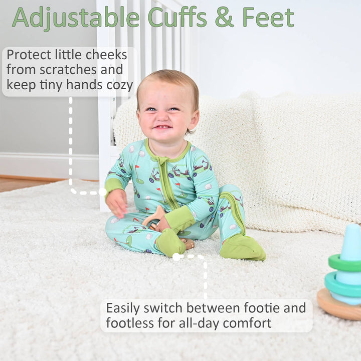 Golf A Round Bamboo Baby Bamboo Sleeper Pajamas