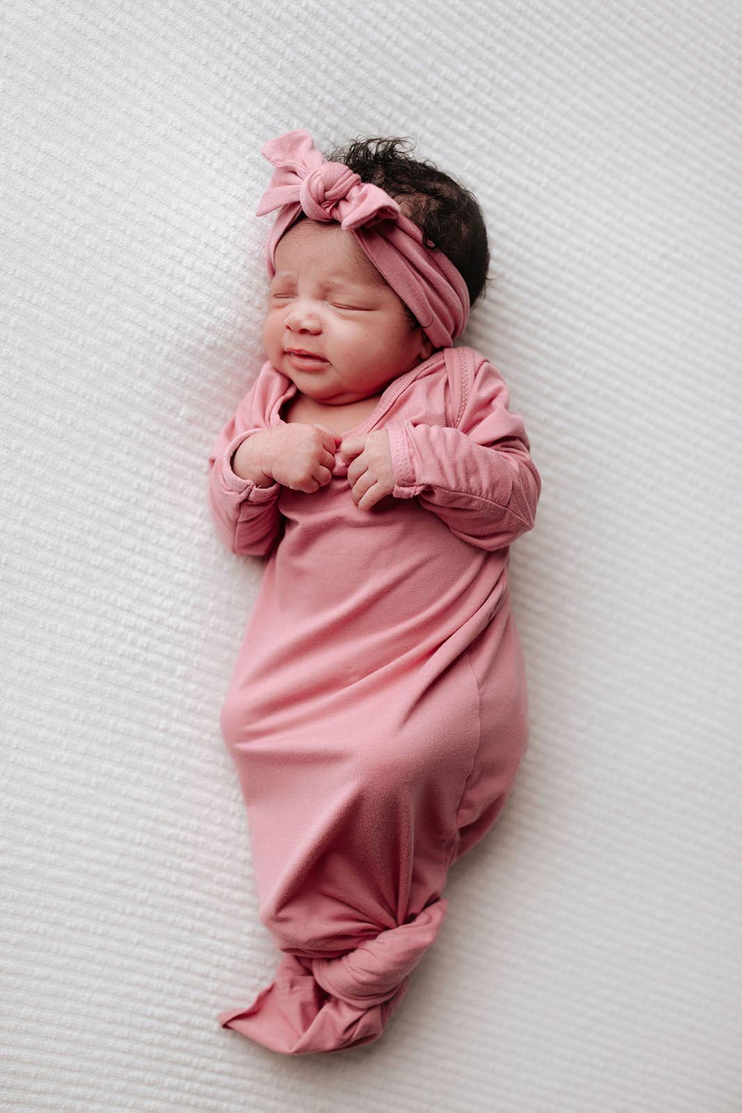Bamboo Rose Petal PInk Knotted Gown