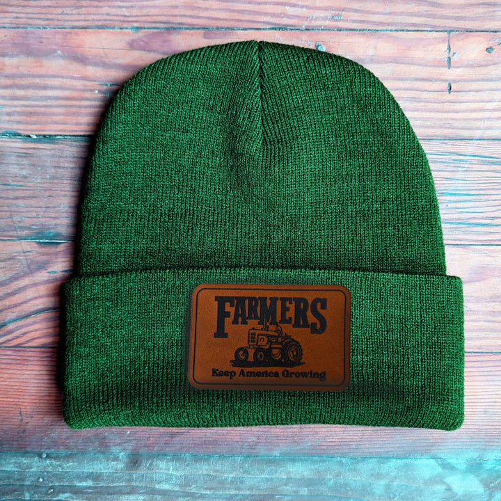 Tractor "Farmers Keep America Going" Beanie for Kids