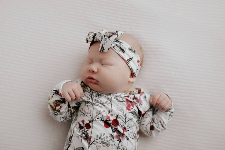 Bamboo - Floral Flower Knotted Gown