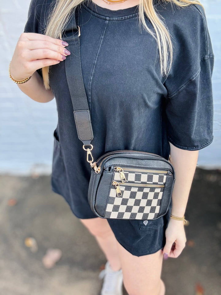 Checkmate Crossbody Purse