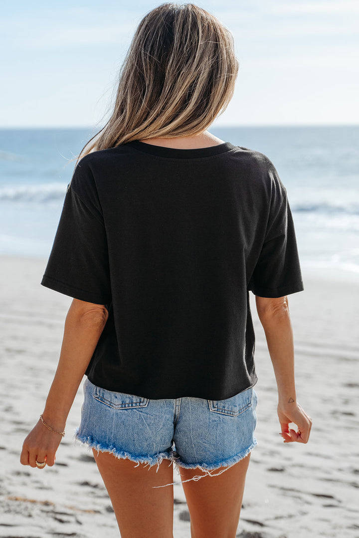 Checkerboard Peace T Shirt