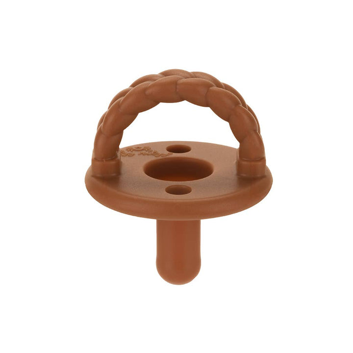 Itzy Ritzy - Sweetie Soother™ Silicone Pacifier Set of 3 Coffee & Cream: Coffee & Cream