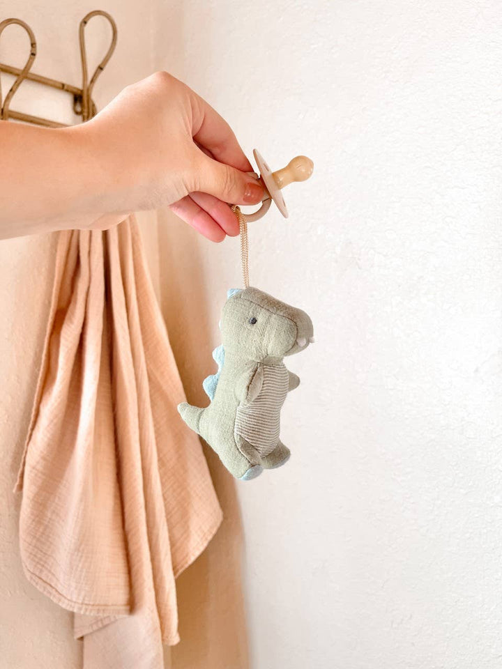 Itzy Ritzy - *NEW OPTIONS* Bitzy Pal Natural Rubber Pacifier & Plush: Bunny