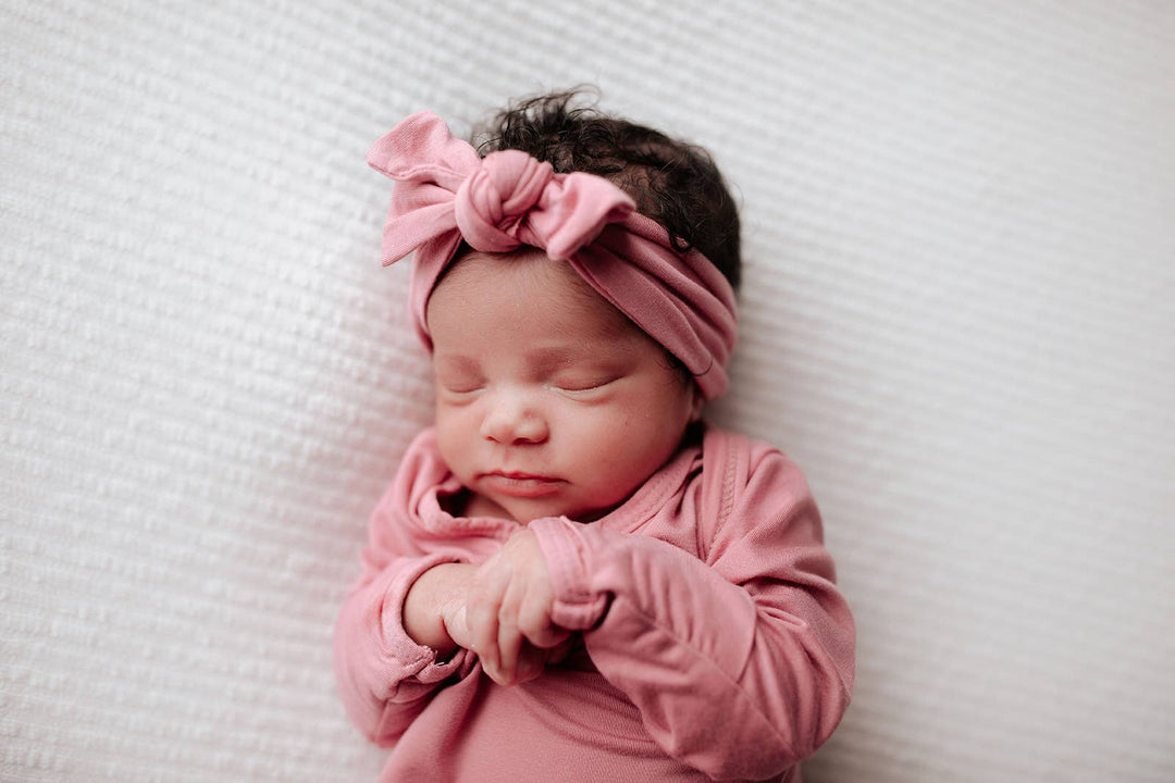 Bamboo Rose Petal PInk Knotted Gown