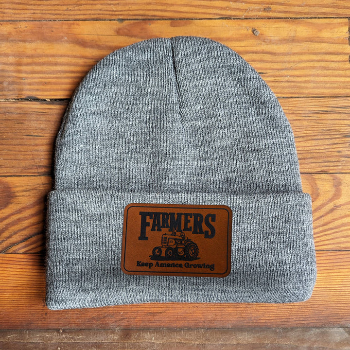 Tractor "Farmers Keep America Going" Beanie for Kids