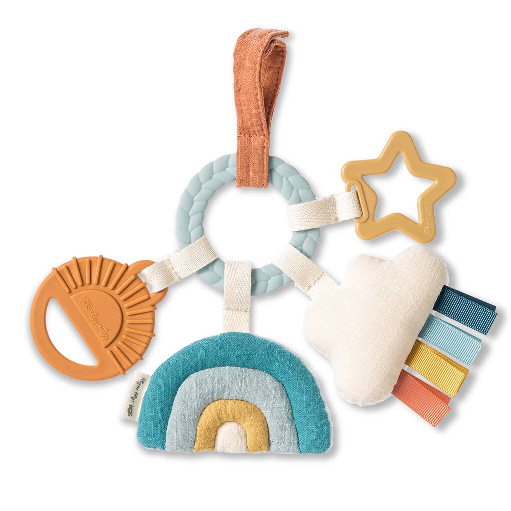 Itzy Ritzy - Bitzy Busy Ring™ Teething Activity Toy: High Contrast